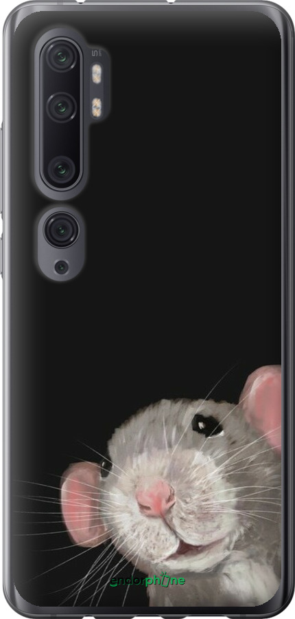2D пластиковый чехол The Peeking Rat для Xiaomi Mi Note 10 - 6442t-1820 изображение 