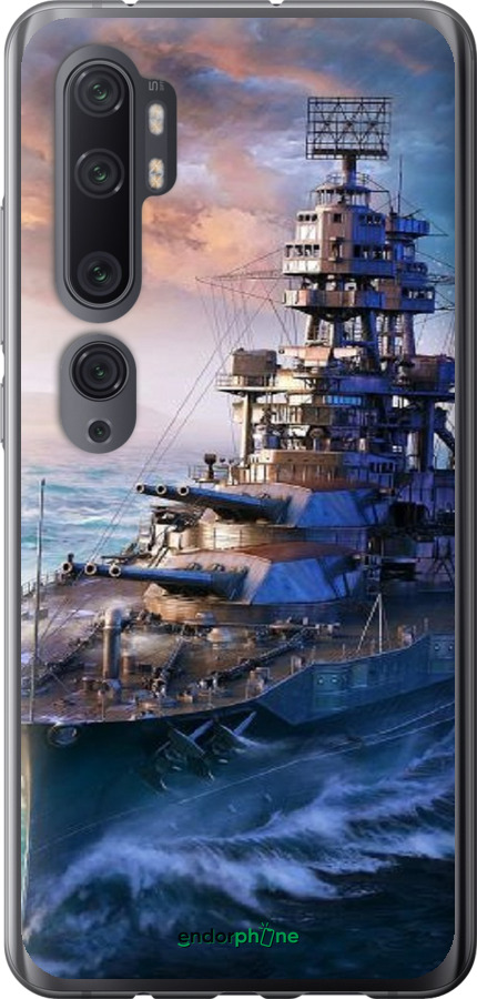 2D пластиковый чехол Военный корабль, world of tanks, wargaming для Xiaomi Mi Note 10 - 6461t-1820 изображение 