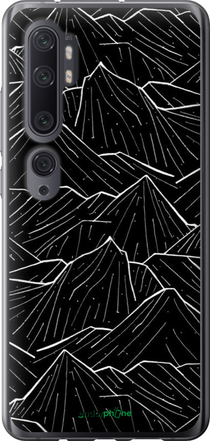 2D пластиковый чехол С изображением Темных гор для Xiaomi Mi Note 10 - 6489t-1820 изображение 