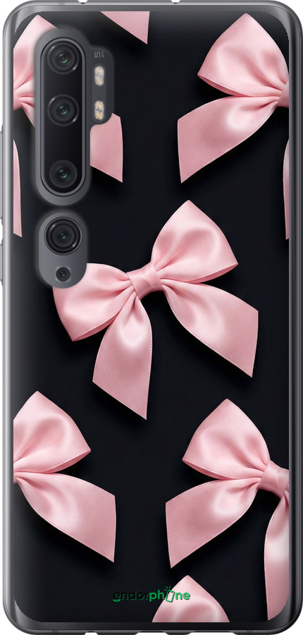Силиконовый чехол Coquette Ribbons Dark Coquette для Xiaomi Mi Note 10 - 6767u-1820 изображение 