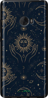 Силиконовый чехол Celestial Harmony: Sun & Moon Gold Mystic Pattern для Xiaomi Mi Note 2 - 6778u-422 изображение 