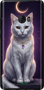 Силіконовий чехол Mystic White Cat Gothic Dark Purple Gold для Xiaomi Mi Note 2 - 6805u-422 изображение 