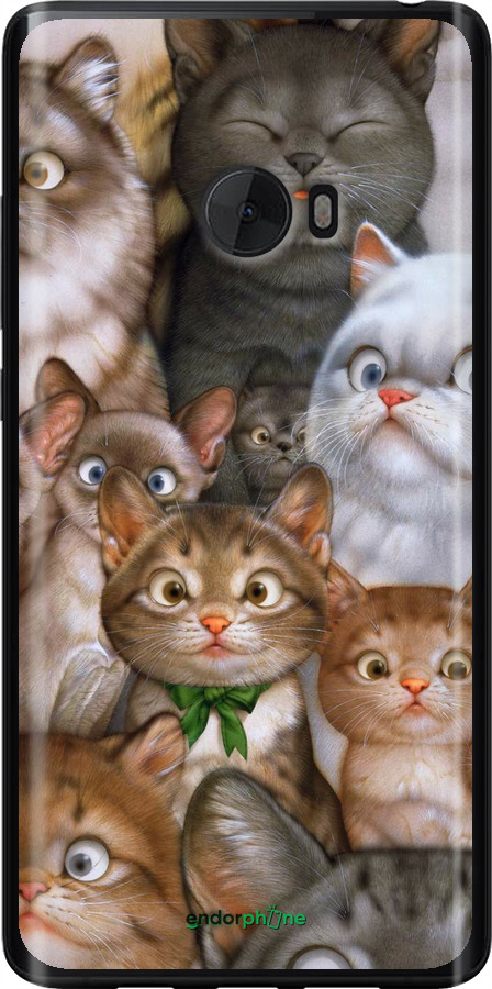 

Силіконовий чохол "Коти" для Xiaomi Mi Note 2