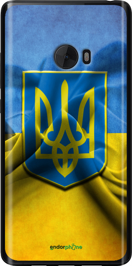 

Силіконовий чохол "Прапор та герб України" для Xiaomi Mi Note 2, Блакитний