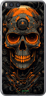 Силіконовий чехол Череп для Xiaomi Mi Note 3 - 5952u-978 изображение 