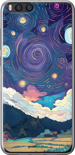 Силиконовый чехол Креативный арт для Xiaomi Mi Note 3 - 6322u-978 изображение 