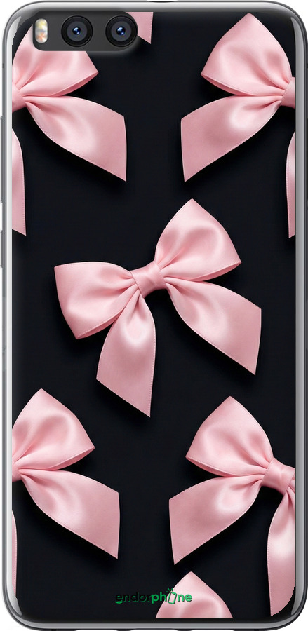 Силиконовый чехол Coquette Ribbons Dark Coquette для Xiaomi Mi Note 3 - 6767u-978 изображение 