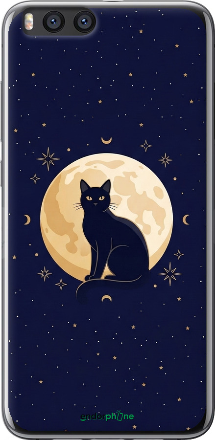 Силиконовый чехол Cute Cat Celestial/Witchy для Xiaomi Mi Note 3 - 6787u-978 изображение 