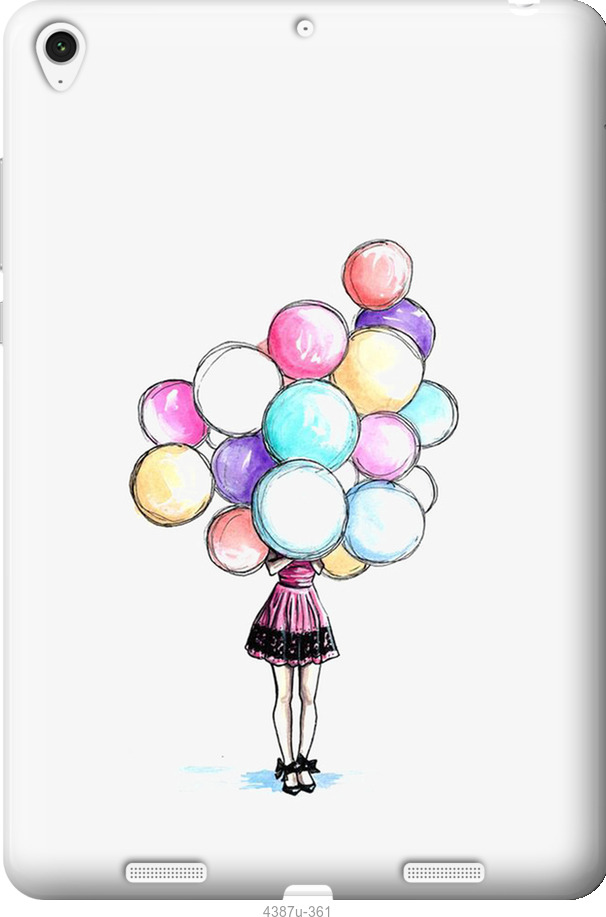 Силиконовый чехол Шарики для Xiaomi Mi Pad - 4387u-361 изображение 