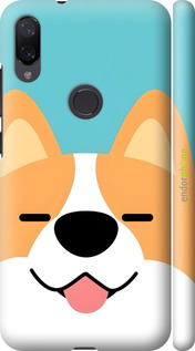 3D пластиковый матовый чехол Корги для Xiaomi Mi Play - 6280m-1644 изображение 
