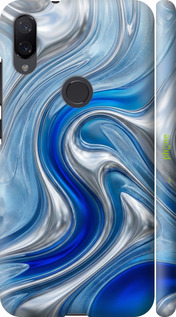 3D пластиковый матовый чехол Liquid Chrome для Xiaomi Mi Play - 6781m-1644 изображение 