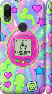 3D пластиковый матовый чехол Y2K Aesthetic Retro Pet: Годуй мене кавою для Xiaomi Mi Play - 6784m-1644 изображение 