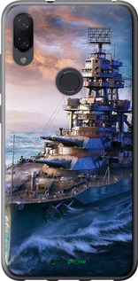 Силіконовий чехол Військовий корабель, world of tanks, wargaming для Xiaomi Mi Play - 6461u-1644 изображение 