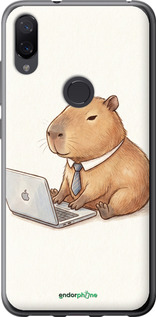 2D пластиковый чехол Funny Capybara CEO Working для Xiaomi Mi Play - 6777t-1644 изображение 