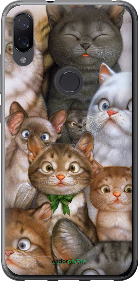 

2D пластиковий чохол "Коти" для Xiaomi Mi Play