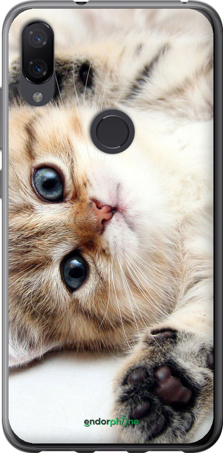 Силіконовий чехол Котик для Xiaomi Mi Play - 6024u-1644 изображение 