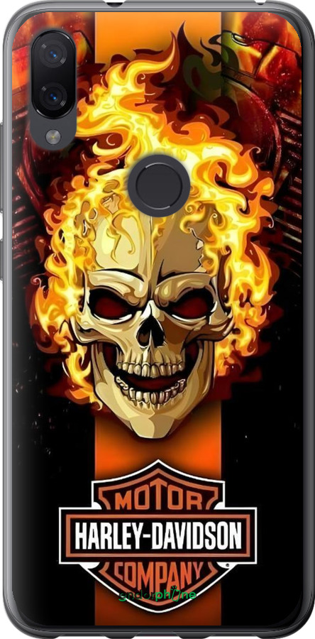 2D пластиковий чехол Харлей девидсон для Xiaomi Mi Play - 6370t-1644 изображение 