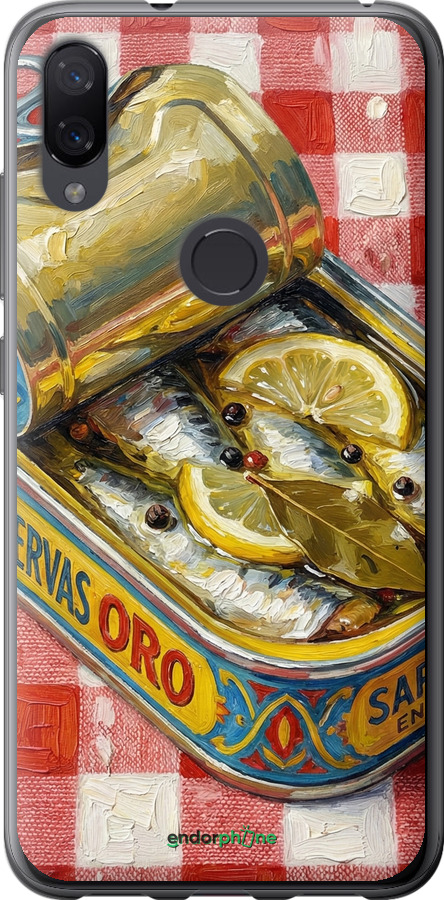 Силиконовый чехол Vintage Sardine Tin Phone для Xiaomi Mi Play - 6772u-1644 изображение 