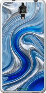 2D пластиковий чехол Liquid Chrome для Xiaomi Mi4 - 6781t-163 изображение 