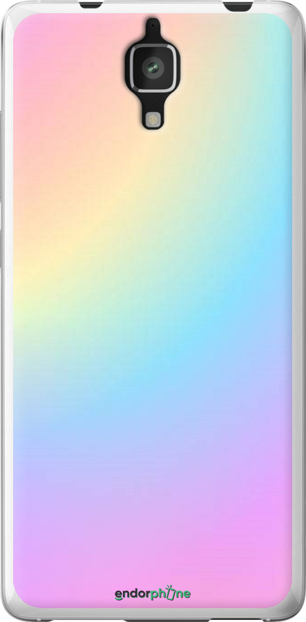 

2D пластиковий чохол "Веселка 2" для Xiaomi Mi4, Рожевий