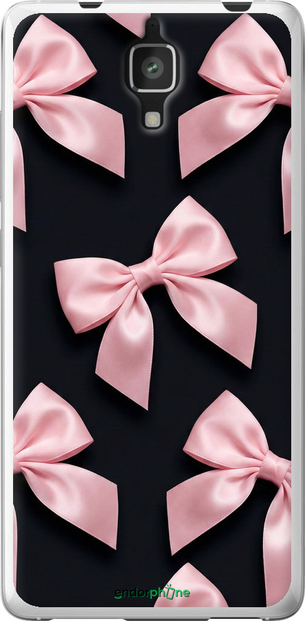 2D пластиковый чехол Coquette Ribbons Dark Coquette для Xiaomi Mi4 - 6767t-163 изображение 