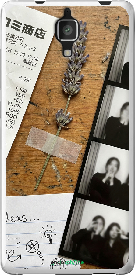 2D пластиковый чехол Aesthetic Scrapbook Collage для Xiaomi Mi4 - 6773t-163 изображение 