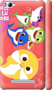 3D пластиковый матовый чехол Бейби Шаркс для Xiaomi Mi4c - 6305m-178 изображение 
