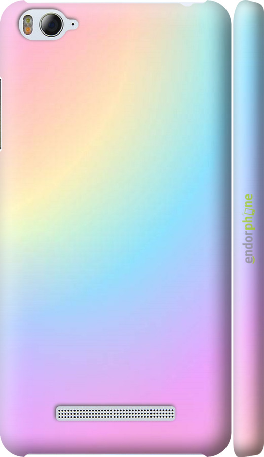 

3D пластиковий матовий чохол "Веселка 2" для Xiaomi Mi4c, Рожевий