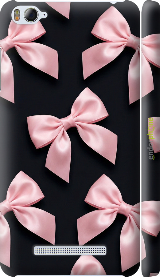 3D пластиковый матовый чехол Coquette Ribbons Dark Coquette для Xiaomi Mi4c - 6767m-178 изображение 