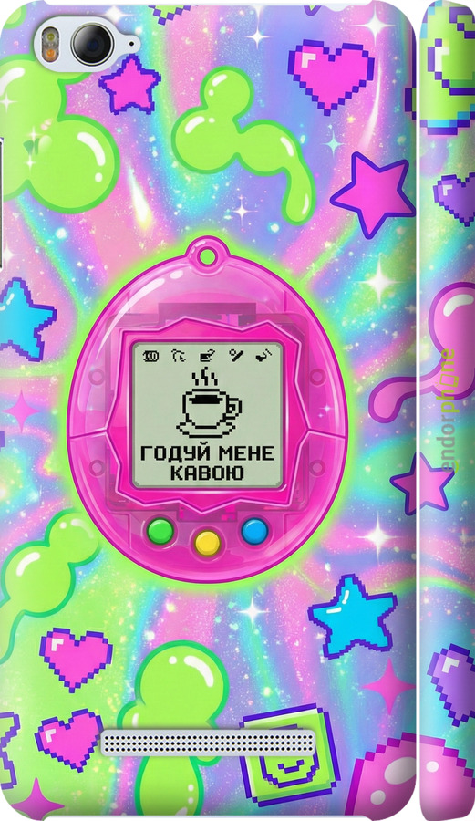 3D пластиковый матовый чехол Y2K Aesthetic Retro Pet: Годуй мене кавою для Xiaomi Mi4c - 6784m-178 изображение 