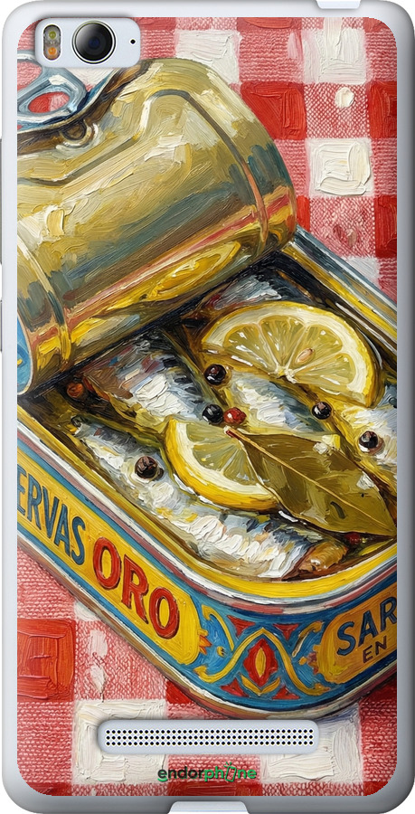 2D пластиковый чехол Vintage Sardine Tin Phone для Xiaomi Mi4c - 6772t-178 изображение 