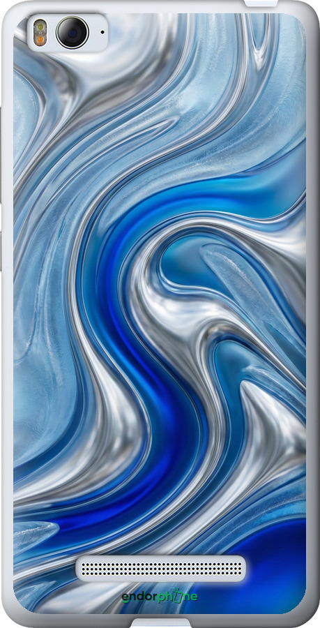2D пластиковый чехол Liquid Chrome для Xiaomi Mi4i - 6781t-177 изображение 