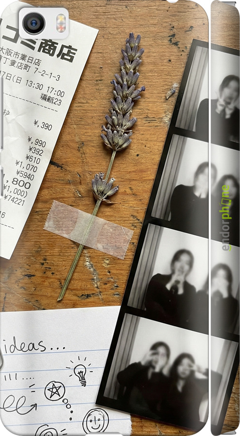 3D пластиковый глянцевый чехол Aesthetic Scrapbook Collage для Xiaomi Mi5 - 6773c-180 изображение 