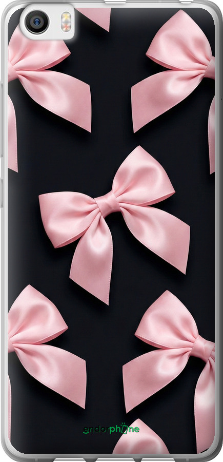 2D пластиковый чехол Coquette Ribbons Dark Coquette для Xiaomi Mi5 - 6767t-180 изображение 
