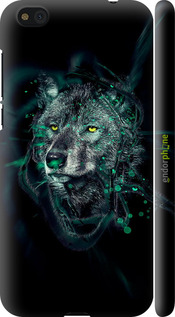 3D пластиковый матовый чехол Wolf для Xiaomi Mi5c - 6610m-820 изображение 
