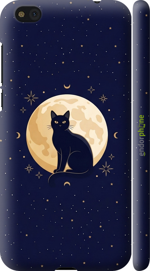 3D пластиковый матовый чехол Cute Cat Celestial/Witchy для Xiaomi Mi5c - 6787m-820 изображение 