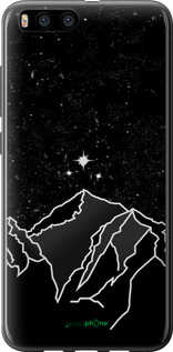 Силиконовый чехол Минималистический горный пейзаж для Xiaomi Mi6 - 6438u-965 изображение 