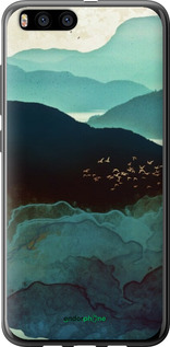 2D пластиковый чехол С изображением гор Индиго для Xiaomi Mi6 - 6484t-965 изображение 