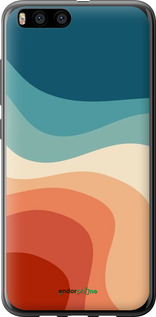 2D пластиковый чехол В стиле ретро с волнами для Xiaomi Mi6 - 6531t-965 изображение 