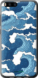 2D пластиковый чехол Абстрактный рисунок морских волн для Xiaomi Mi6 - 6538t-965 изображение 