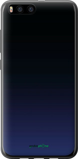 2D пластиковый чехол Градиент в тёмно - синем стиле для Xiaomi Mi6 - 6542t-965 изображение 