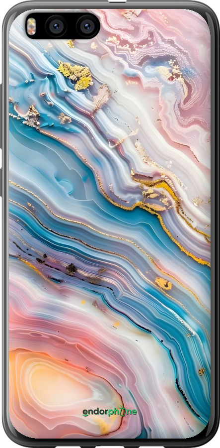 Силиконовый чехол Мрамор красивый для Xiaomi Mi6 - 6376u-965 изображение 