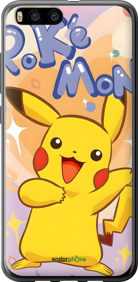 Силиконовый чехол Пикачу для Xiaomi Mi6 - 6383u-965 изображение 