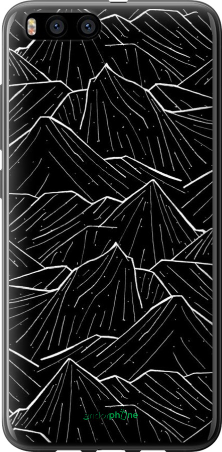 2D пластиковий чехол Із зображенням Темних гір для Xiaomi Mi6 - 6489t-965 изображение 