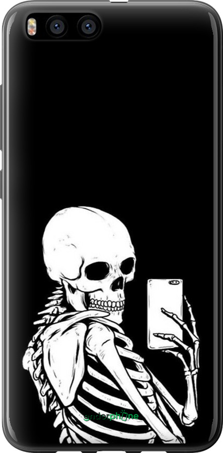 2D пластиковый чехол Скелет делает Selfie для Xiaomi Mi6 - 6535t-965 изображение 