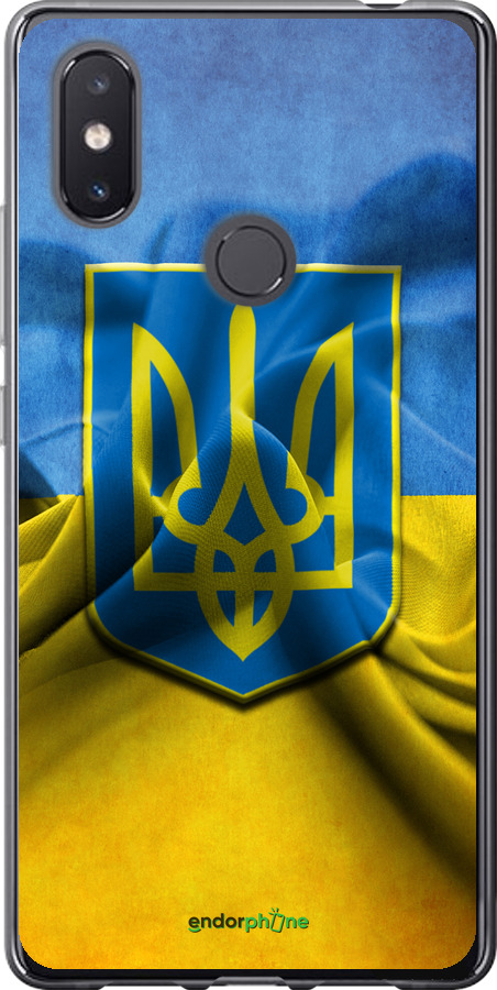 

Силіконовий чохол "Прапор та герб України" для Xiaomi Mi8 SE, Блакитний