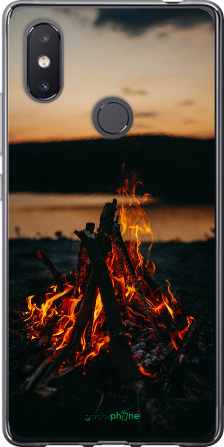 Силіконовий чехол Вогонь для Xiaomi Mi8 SE - 6021u-1504 изображение 