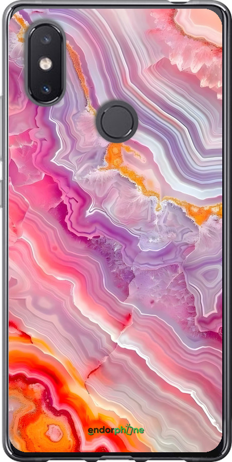 Силиконовый чехол Мрамор 2 для Xiaomi Mi8 SE - 6307u-1504 изображение 
