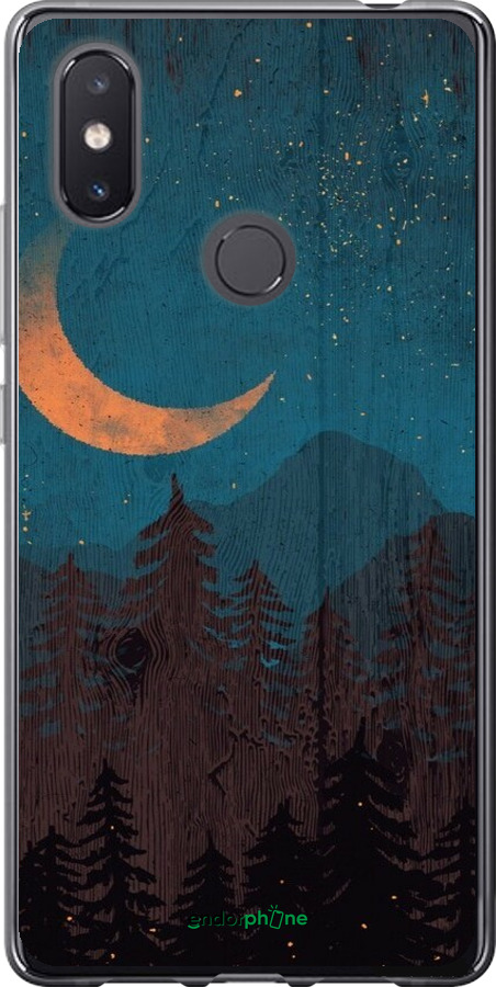 Силиконовый чехол Звездный лес для Xiaomi Mi8 SE - 6480u-1504 изображение 
