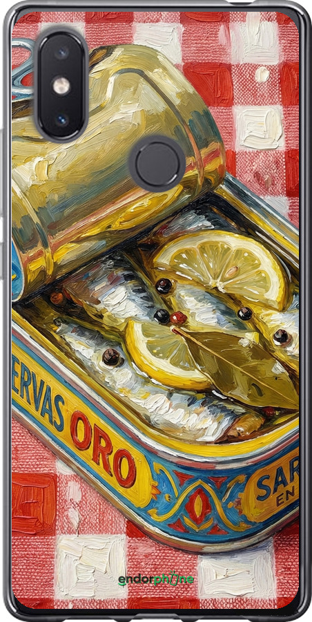 Силиконовый чехол Vintage Sardine Tin Phone для Xiaomi Mi8 SE - 6772u-1504 изображение 